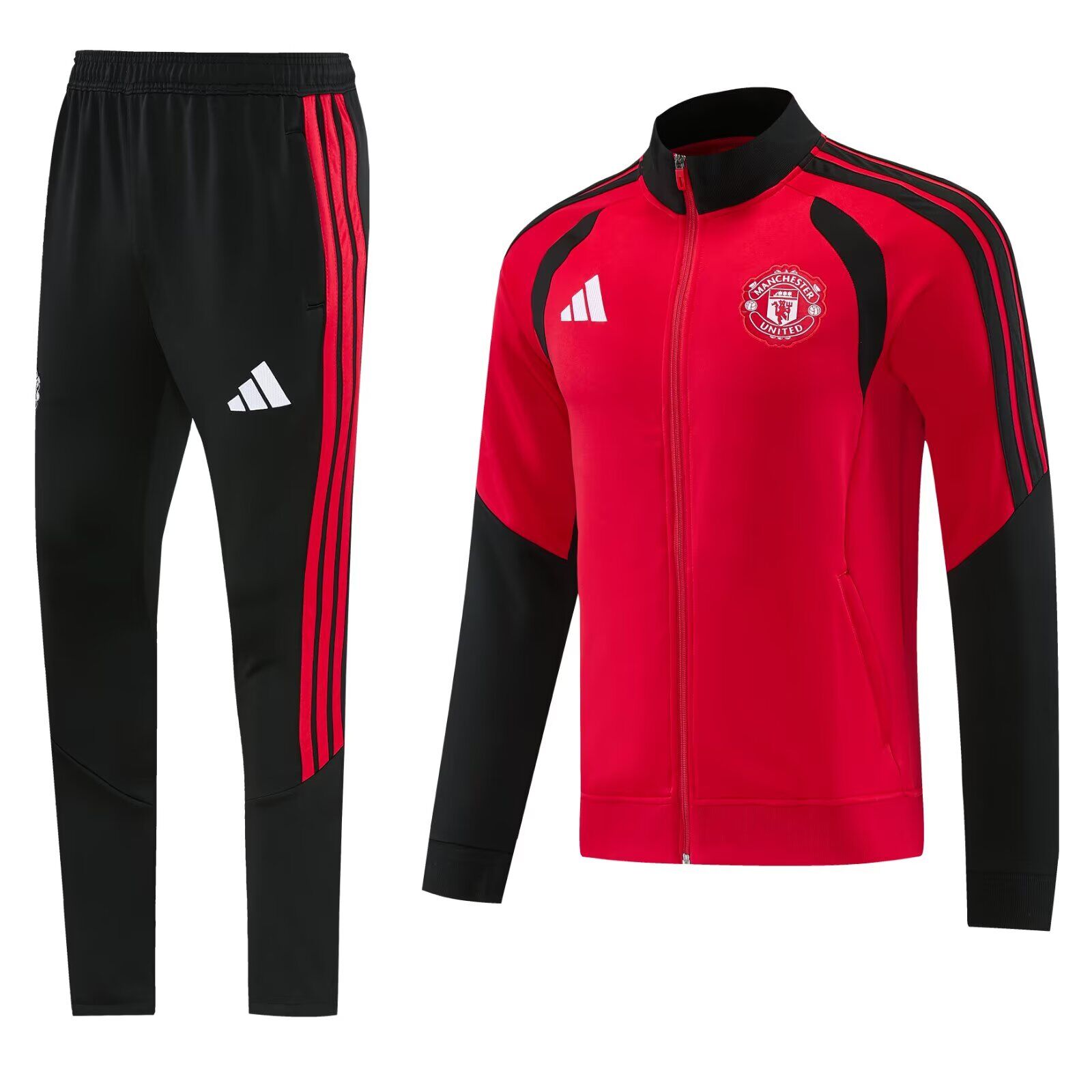 AAA Quality Man Utd 26/27 Tracksuit - Red/White/Black
